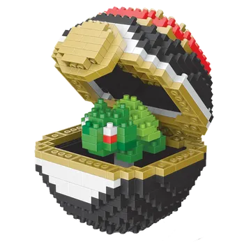 ostatní stavebnice Wise Hawk Bulbasaur Pokeball stavebnice, 441 dílků