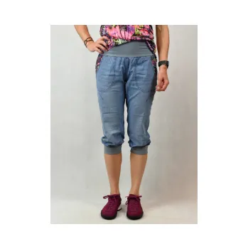 Dámské kraťasy Crazy Idea L/SHORT KIMERA WOMAN LIGHT JEANS - Taglia L; Modrá kraťasy + DÁREK DLE VÝBĚRU!