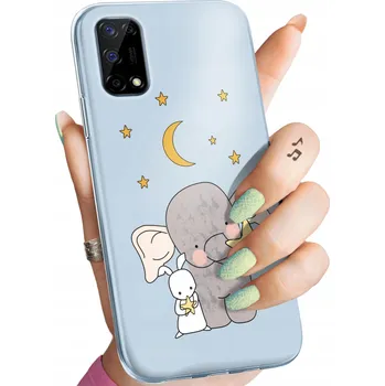 Pouzdro na mobilní telefon Zadní Kryt Hello Case pro realme 7 5G modrý