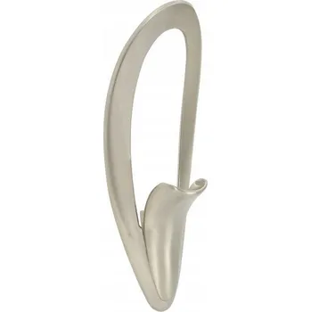 Věšák Nábytková úchytka klasická stříbrná lesklá 4,4 x 4,3 x 13,9 cm