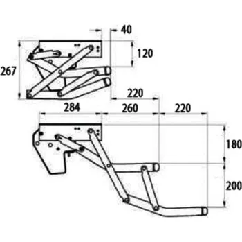 Příslušenství ke karavanu Dvojstupňový Omnistep 440 12V