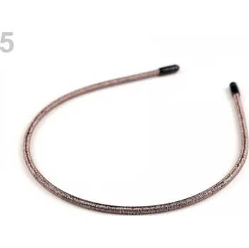 Čelenka Čelenka do vlasů s lurexem - Hnědá