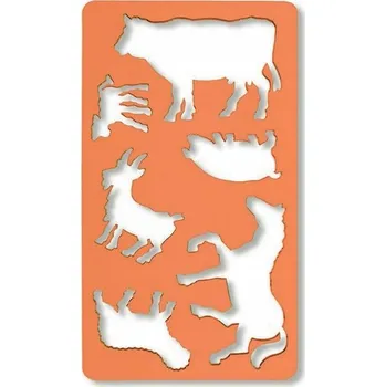 Šablona zvířat kůň, Koh-I-Noor ŠABLONY PRO KRESLENÍ Šablony KONÍKŮ Kůň