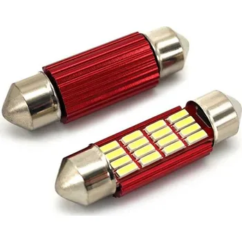 Autožárovka lED žárovka SV8.5 12V CANBUS 36mm motoLEDy 1197