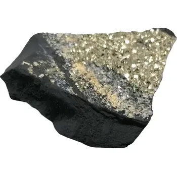 Šungit s krystalky pyritu 159 g (NOVINKA)