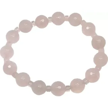 Náramek Exkluzivní růženínový náramek z kuliček 10 mm