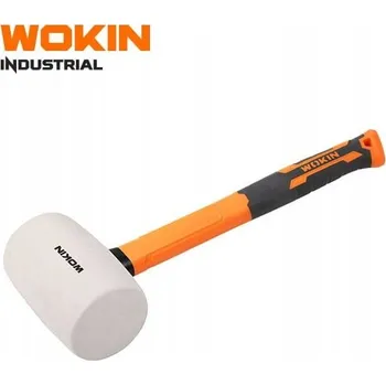 Kladivo Gumová palička 225g, bílá s rukojetí ze sklolaminátu WOKIN