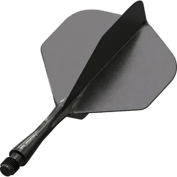 Šipka Winmau Fusion černé, standardní letky a krátké násadky