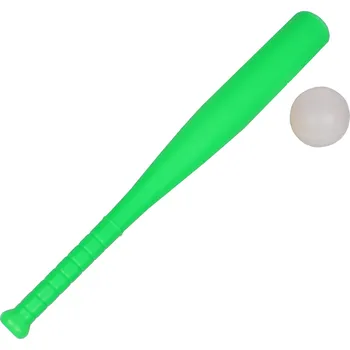 MERCO Baseball pálka s míčkem Plastic Baseball Bat Barva: zelená