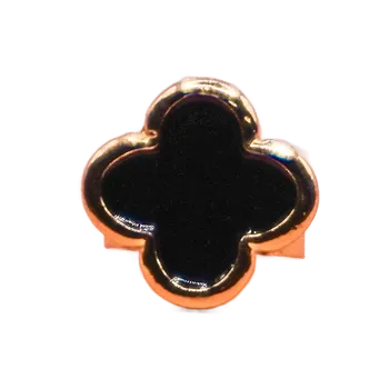 Stetoskop Charmedka na fonendoskop - Onyxový čtyřlístek