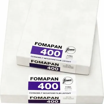 FOMAPAN 400 10,2x12,7 cm (4x5")/25 ks