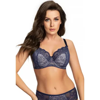 Dámská móda Dámská podprsenka 357 Blanca blue - GORSENIA tmavě modrá 65/H