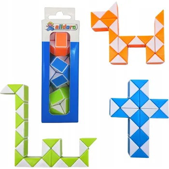 ostatní stavebnice Alldoro 60335 Flexi Sada 3 kouzelných mini stavebnic, 24 dílků