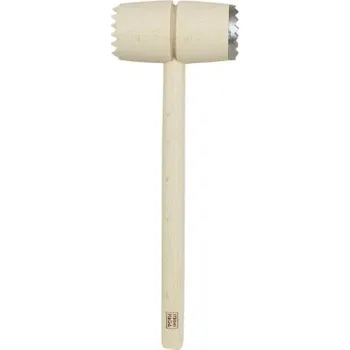 Palička na maso Palička na maso s kovovým zakončením Beech 29 cm