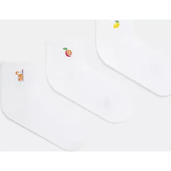 Pánské ponožky Bavlněné ponožky Medicine 3-pack dámské, bílá barva RS25.LGD606 00X, vel. 36/38