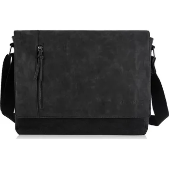 J.JONES Pánská taška na rameno J.JONES; černá