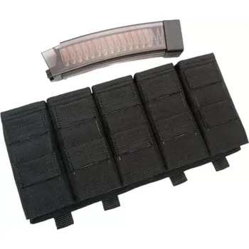 Fast kydex samosvorná 5ti sumka EVO 3 scorpion / MP5 / MP7 molle - černá