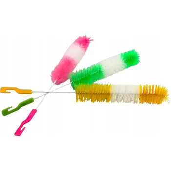 Kartáč na nádobí Kartáč s houbou na mytí lahví, váz, sklenic, dlouhý 44 cm