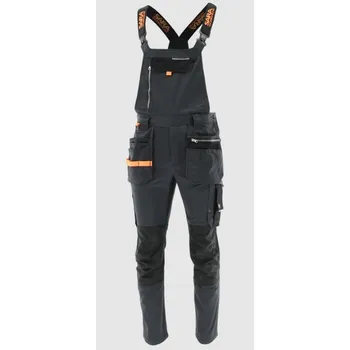 Pracovní obuv Pracovní zahradnické kalhoty SARA MONTER grafitovo-oranžové, velikost 52