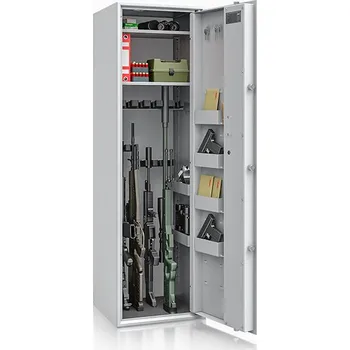 Trezor ISS Skříň na zbraně SIEGEN MAX 500083.01 KL, světle šedá