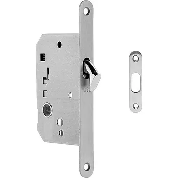 Dveřní kování Zámek na posuvné dveře MP WC 1171 (NEREZ), MP BN (broušená nerez)