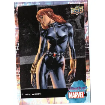 Sběratelská karetní hra 2024 UD Women of Marvel BLACK WIDOW