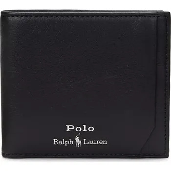 Peněženka Kožená peněženka Polo Ralph Lauren černá barva, 405963228 99X, vel. ONE SIZE
