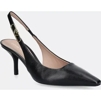 Dámské lodičky Kožené lodičky Emporio Armani černá barva, X3E478 XF271 00002 X3E478.XF271.00002 99X, EUR 37