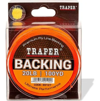 Traper Backing Line 20LB 50yd Orange
