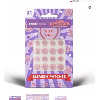 Léčba akné FACE FACTS Náplasti samolepky na pupínky a nedokonalosti pleti Wild One, 24 ks