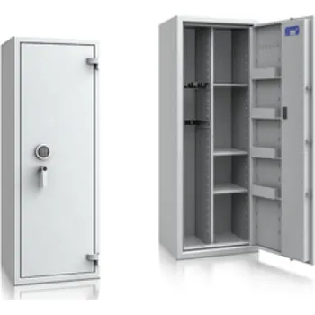 Trezor ISS Kombinovaný trezor Luzern WF MAX KOMBI 55631.52 EL, světle šedý