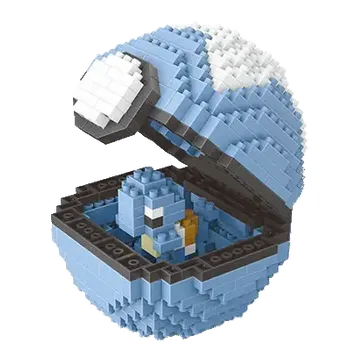 ostatní stavebnice Wise Hawk Squirtle Pokeball, 399 dílků