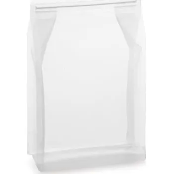 Sáček na potraviny Sáček s plochým dnem | ZIP | čirý | PET/PE obsah 300ml (110 x 185 + 55 mm)