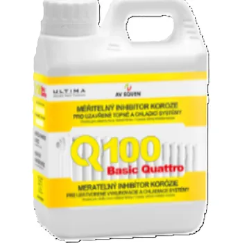 AV EQUEN Q100 1 L, BASIC QUATTRO, KATODICKO-ANODICKÝ MĚŘITELNÝ INHIBITOR KOROZE PRO TOPNÉ A CHLADÍCÍ SYSTÉMY