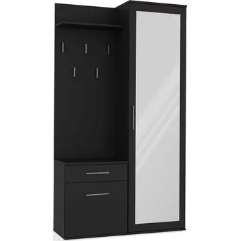 Šatní skříň Šatní skříň TopEshop DUO 50 x 180 x 35 cm černá