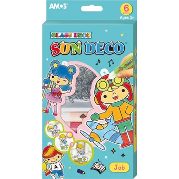 Speciální výtvarná barva Anděl Přerov Barvy na sklo sada 6 barev 10,5 ml + 6 sklíček PROFESE