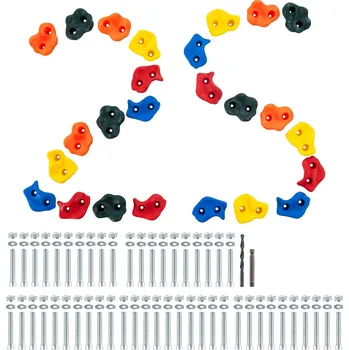 Hra na zahradu Vevor Lezecí kameny plastové Neonové - 25ks