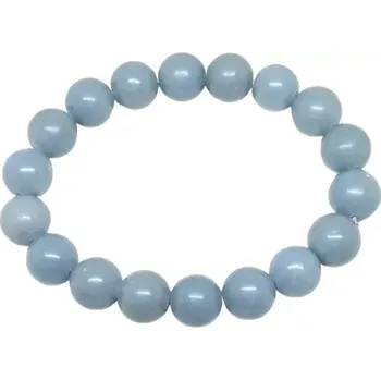 Náramek Angelitový náramek z kuliček AA o velikosti 11 mm ( )