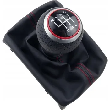 Auto-moto PROTEC Řadící páka s manžetou Audi Q5 8R 2008-2016 6st červené prošití