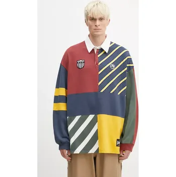 Pánská mikina Bavlněná mikina AMBUSH Patchwork Rugby Shirt pánská, s aplikací, BMGC004F24JER0018484 vícebarevná MLC, vel. M
