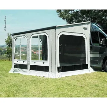 Markýza Panorama L 375cm (centimetry) černo/stříbrná, výška 245-259cm (centimetry) f.6200