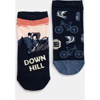 Pánské ponožky Bavlněné ponožky Medicine 2-pack pánské, více barev RS25.LGM705 vícebarevná MLA, vel. 39/42