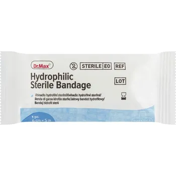 Dr. Max Hydrophilic Sterile Bandage 6 cm x 5 m 1 ks