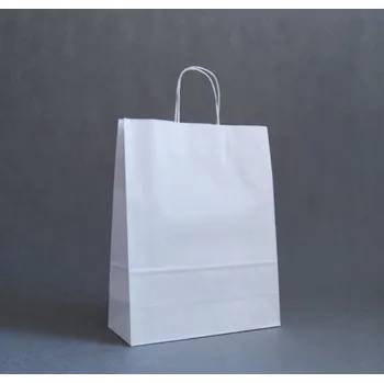 Ozdobná taška na Dárek k narozeninám Bílá taška 32x41cm EKO In Duplo