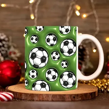 BAF KERAMICKÝ HRNEK S 3D EFEKTEM FOTBAL 300 ML