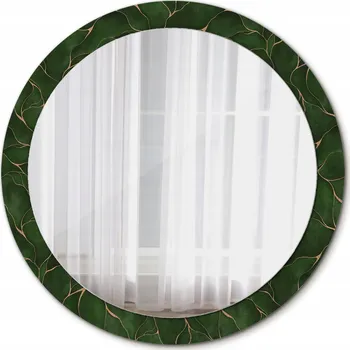 Zrcadlo Moderní Zrcadlo v rámu Abstraktní list 90 cm