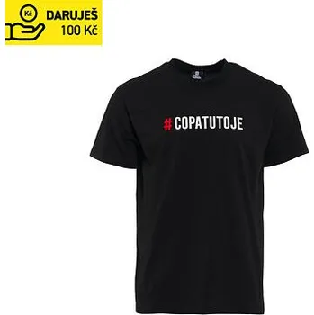 Pánské tričko Triko COPATUTOJE - black velikost 3XL
