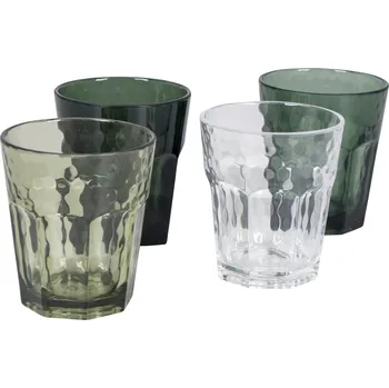 Sklenice Sada skleniček Bo-Camp Tumbler Mix & Match 200 ml - 4ks Barva: zelená