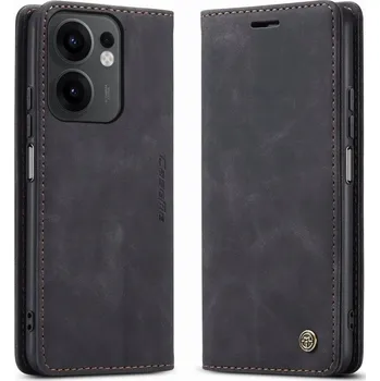 Pouzdro na mobilní telefon Flipové pouzdro Caseme pro Oppo Reno13 F, Reno13 FS, černé