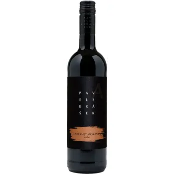 Víno Cabernet Moravia 2023, moravské zemské víno, Vinařství Pavel Skrášek, suché